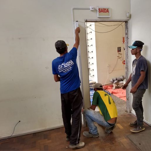 Centro administrativo de SJCedro recebe reforma e adequação para permitir a acessibilidade