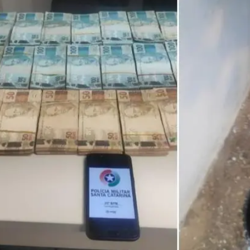 Fortuna de quase meio milhão de reais é achada em Santa Catarina