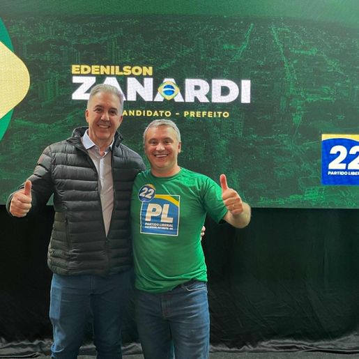 Zanardi e Tatu são anunciados como pré-candidatos a prefeito e vice em SMOeste