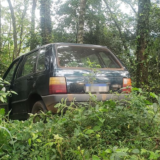 Condutor desvia de ultrapassagem e carro sai da pista em Iporã do Oeste