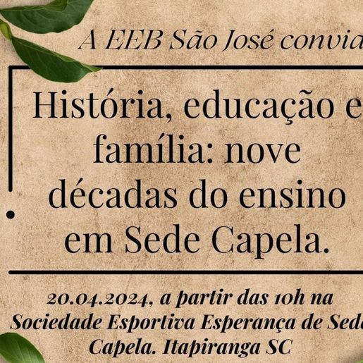 Escola São José terá atrações para dia da família