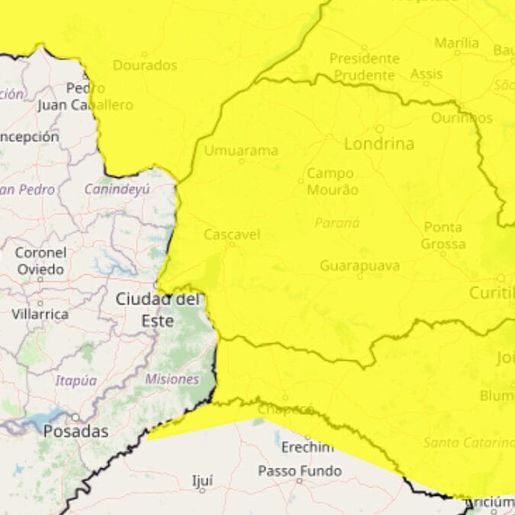 SC entra na rota dos temporais com alerta de perigo para ventos fortes e chuvas intensas