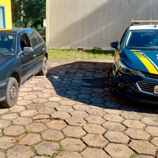 PRF prende foragido após furto de carro em Campo Erê e fuga na BR-282
