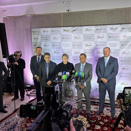 Reforçando a descentralização do Parlamento, presidente Júlio Garcia abre o Alesc Itinerante