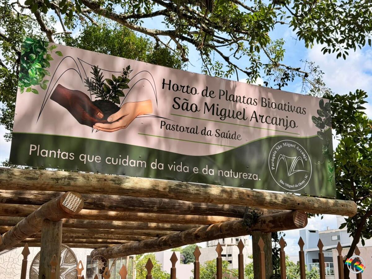 Horto de Plantas Bioativas São Miguel Arcanjo é inaugurado no centro de São Miguel do Oeste
