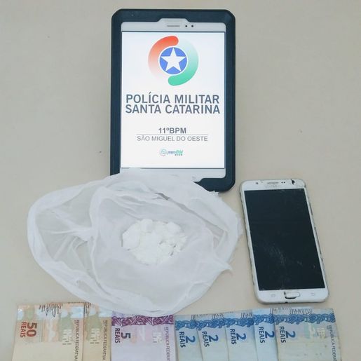 Polícia Militar fecha ponto de venda de drogas em São Miguel do Oeste