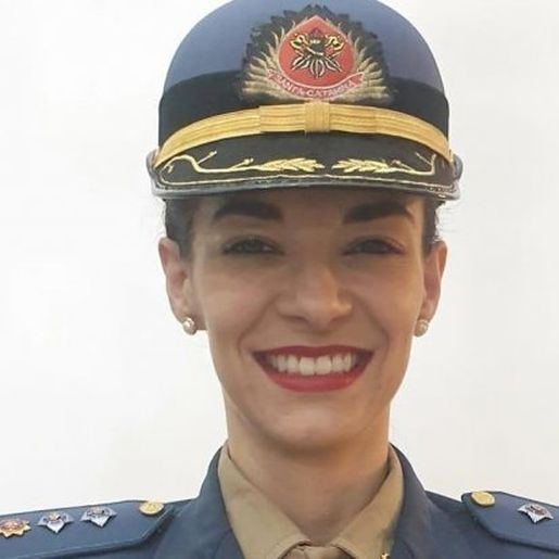 Corpo de Bombeiros de SC tem a primeira mulher subcomandante de batalhão