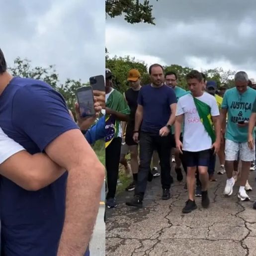 Carlos Bolsonaro deixa SC e se junta à caminhada de Nikolas Ferreira rumo a Brasília
