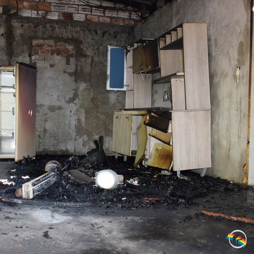 Polícia Militar prende homem suspeito de colocar fogo na casa do próprio pai