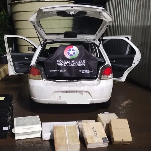 Fiscalização flagra transporte ilegal de vinho na SC-163 em Iporã do Oeste