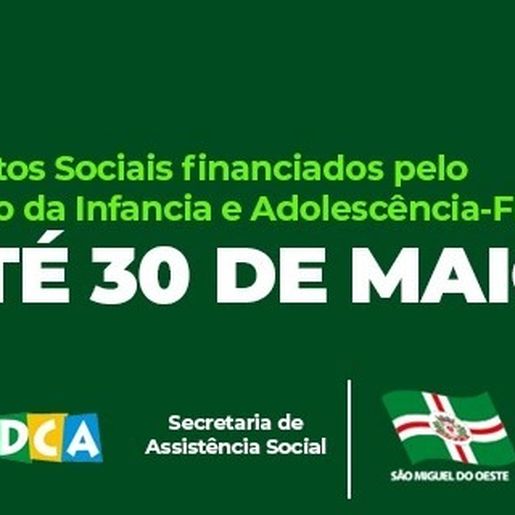 Assistência Social e CMDCA lançam edital para projetos sociais financiados pelo FIA