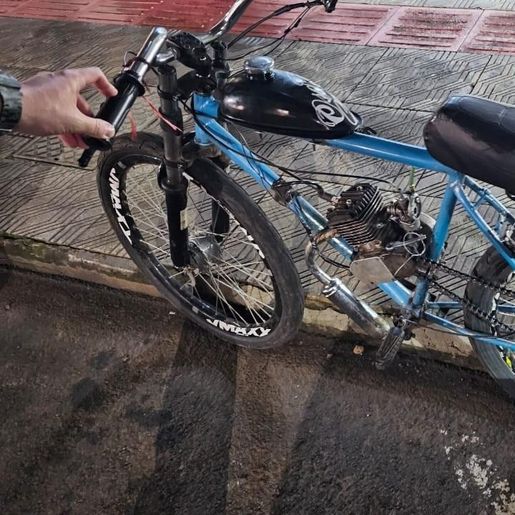 Adolescente é flagrado com "bicicleta turbinada" em São Miguel do Oeste