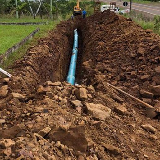 Casan já construiu mais de meio quilômetro da nova adutora em SMOeste