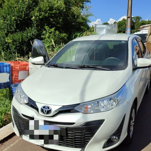 Veículo furtado no Paraná é recuperado pela Polícia Militar em Guaraciaba