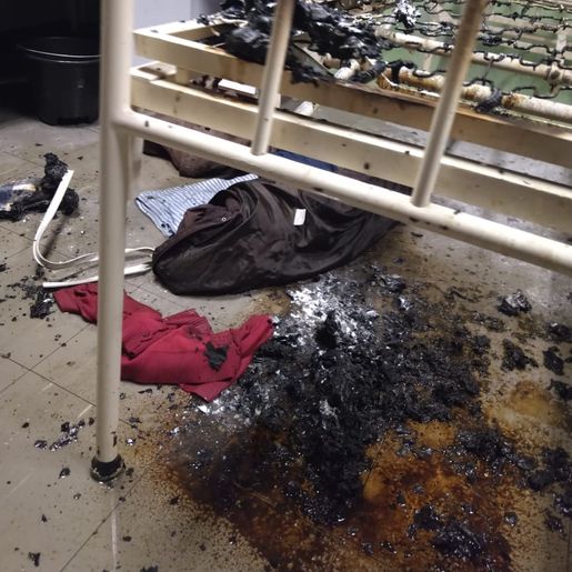 Princípio de incêndio atinge ala psiquiátrica do hospital de Mondaí