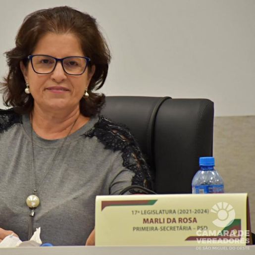 Marli da Rosa retorna ao cargo de vereadora nesta semana em SMOeste