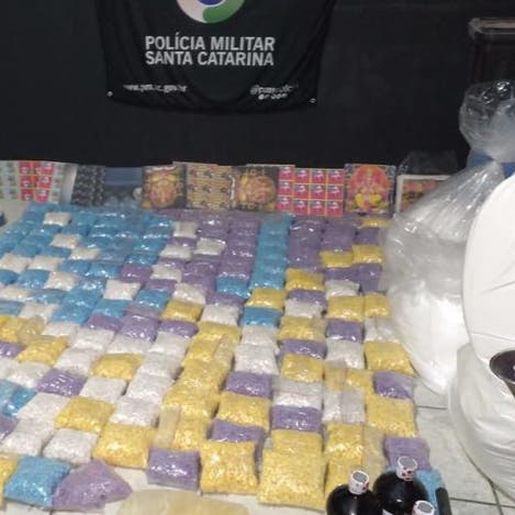 PM catarinense faz a maior apreensão de ecstasy da história do Brasil