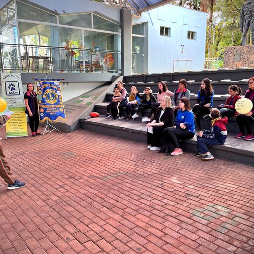 Lionesses e Clube do Leãozinho promovem ação alusiva ao Dia Internacional da Saúde em SMO