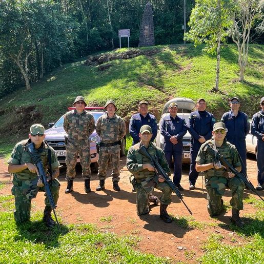 Polícia Ambiental e Marinha realizam operação na fronteira
