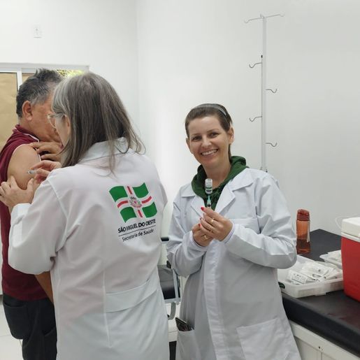 “Dia D” da vacinação contra a gripe aplica mais de 1,3 mil doses em São Miguel do Oeste