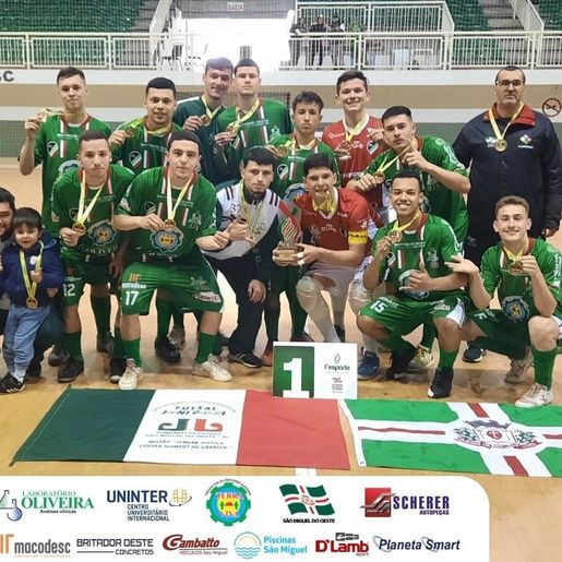 Em Concórdia, Joni Gool/Terra Viva conquista o título e garante a vaga na fase estadual do JASC