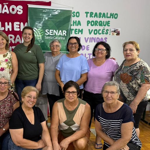 Curso de bordado reúne voluntárias em Guaraciaba com apoio do SENAR