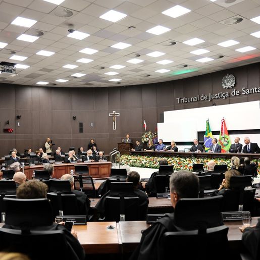 Rubens toma posse como presidente do TJSC e promete gestão com foco em pessoas