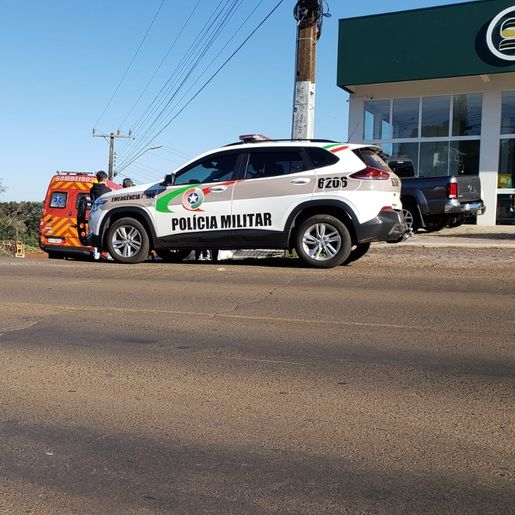 Colisão é registrada na Avenida Gustavo Fetter, em Iporã do Oeste