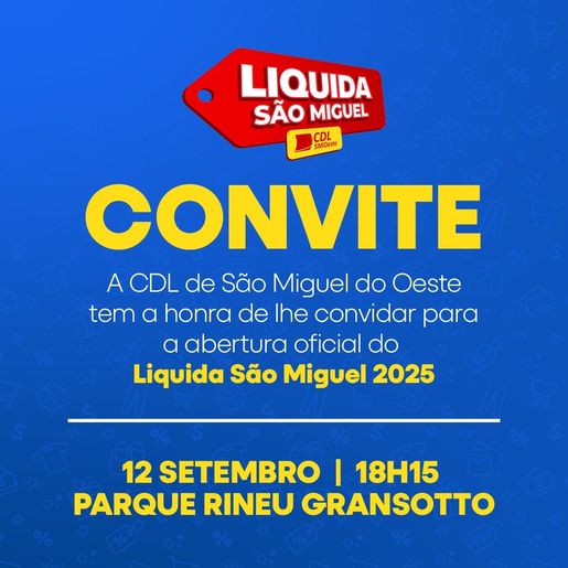 Liquida São Miguel começa na sexta e espera atrair mais de 15 mil visitantes