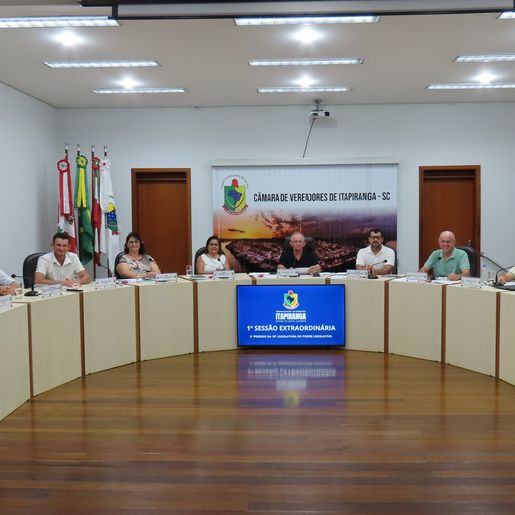Câmara de Itapiranga inicia o ano com duas sessões e aprovação de três projetos