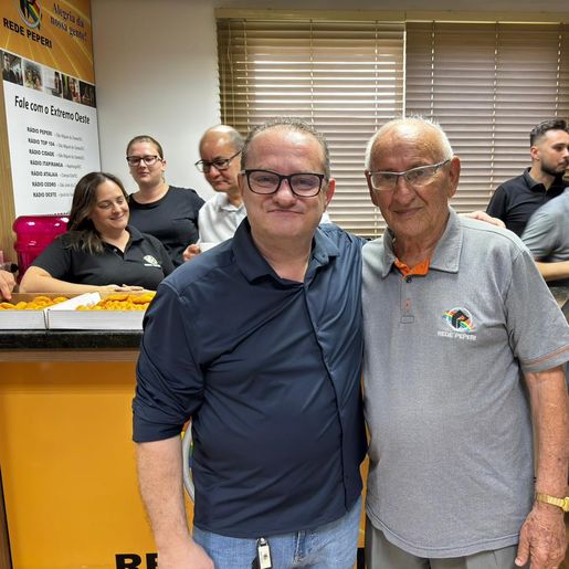 Colaborador mais antigo da Rede Peperi completa 84 anos