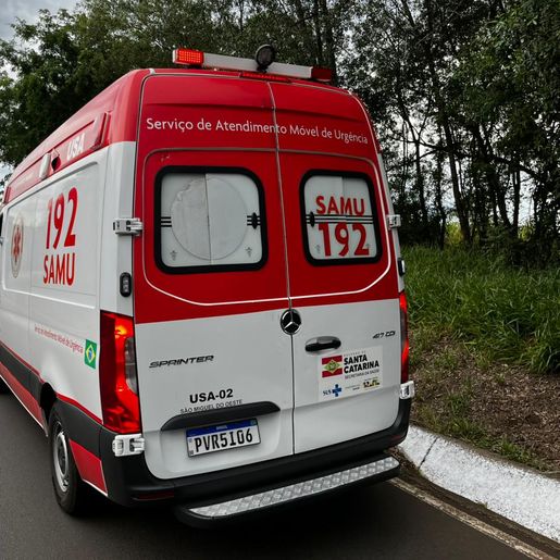 Idoso vítima de acidente na BR-282 morre no Hospital