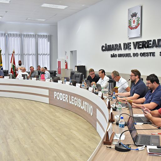 Vereadores aprovam contas de 2021 do Município de São Miguel do Oeste