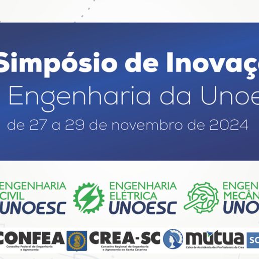 Unoesc realiza Simpósio de Inovação em Engenharia em São Miguel do Oeste