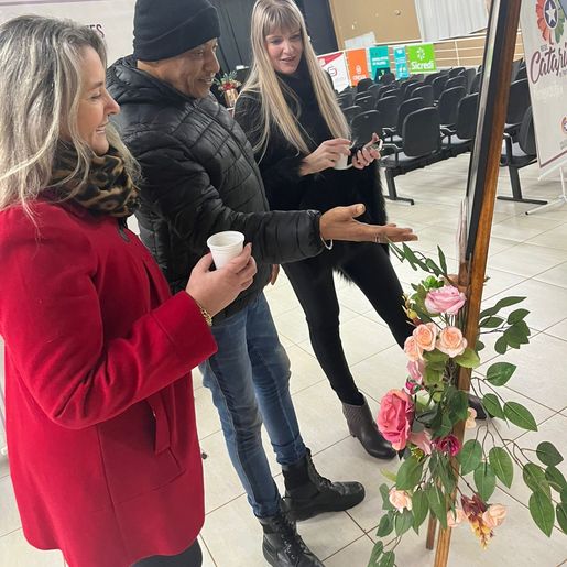 Campo Erê recebe projeto Catarinas Itinerantes com exposição sobre violência contra a mulher