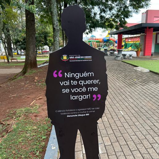 Campanha agosto lilás em São José do Cedro alerta para a violência psicológica contra a mulher