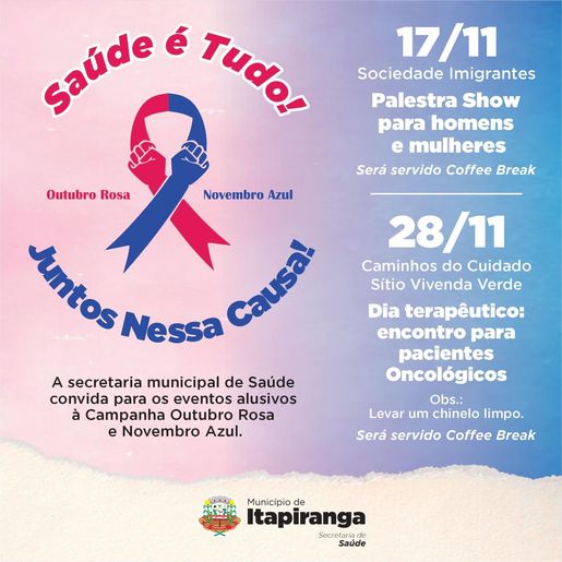 Itapiranga promove eventos alusivos a campanhas preventivas de saúde