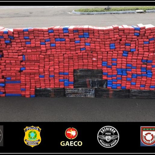 Ação conjunta entre forças de segurança e Gaeco de SMOeste apreende drogas