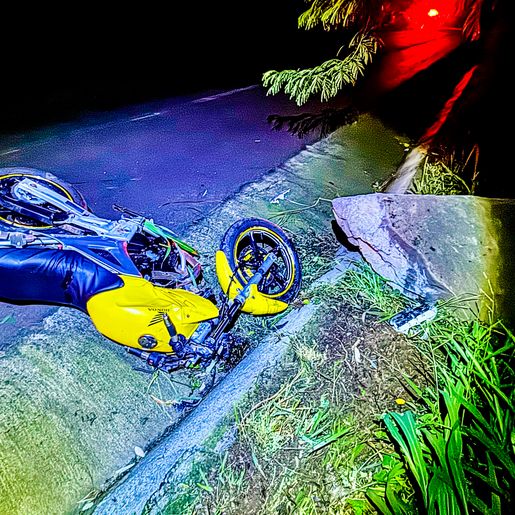 Colisão deixa motociclista gravemente ferido na BR-282 em SMO; vídeo