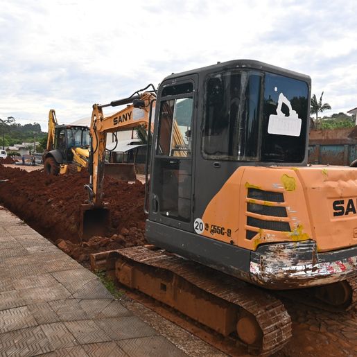 Obras de drenagem avançam em Descanso
