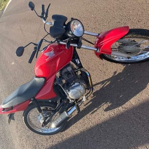 Motocicleta é furtada durante a madrugada no bairro Progresso em SMOeste