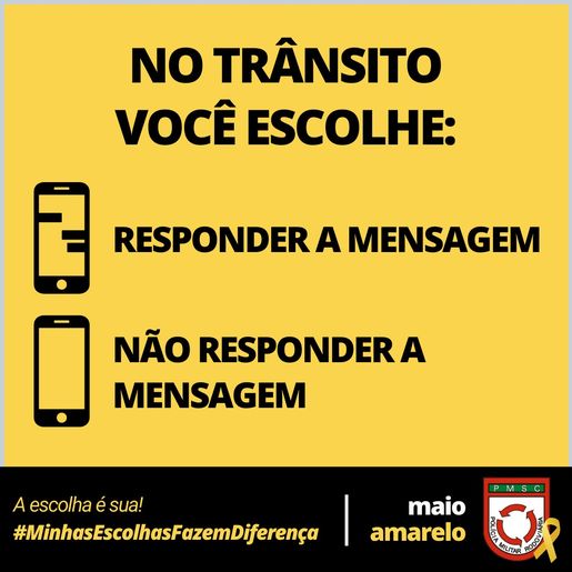 Campanha do Maio Amarelo 2020 chama atenção para alto índice de ocorrências no trânsito