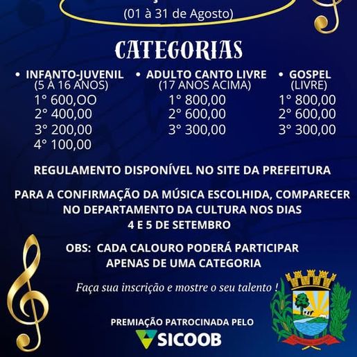 Inscrições abertas para o Festival de Música em Romelândia