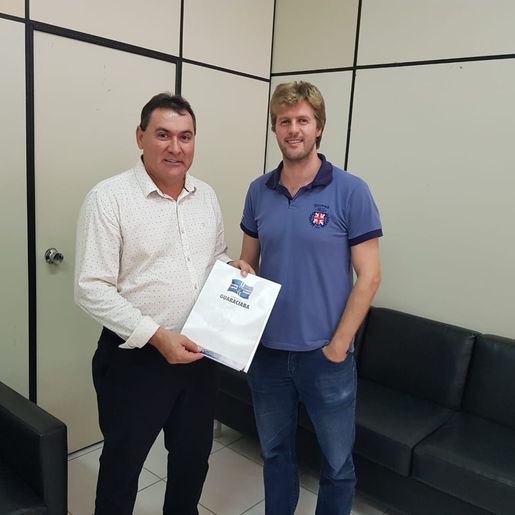 Prefeito de Guaraciaba participa de audiência junto à Funasa