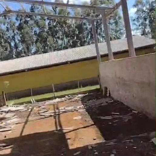 Jovem cai de telhado e fica ferido no interior de Tunápolis