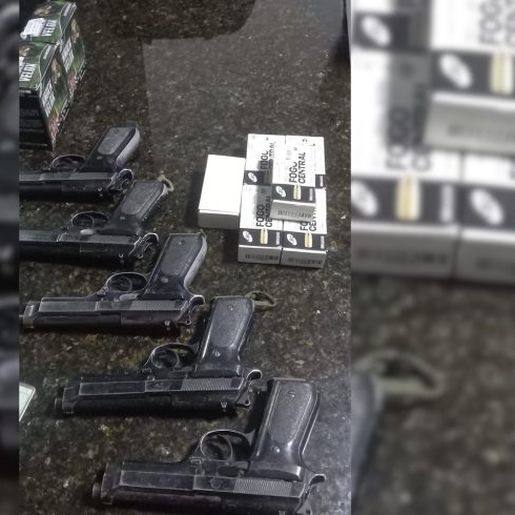Operação conjunta recupera cinco armas furtadas do Exército no Paraná