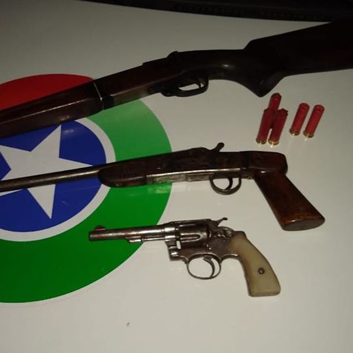 Armas são apreendidas em ocorrência de violência doméstica em São Miguel do Oeste