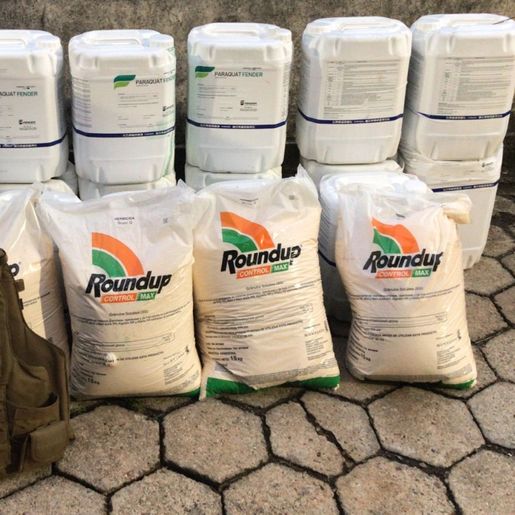 PM aprende R$ 60 mil em agrotóxicos contrabandeados da Argentina na BR-163