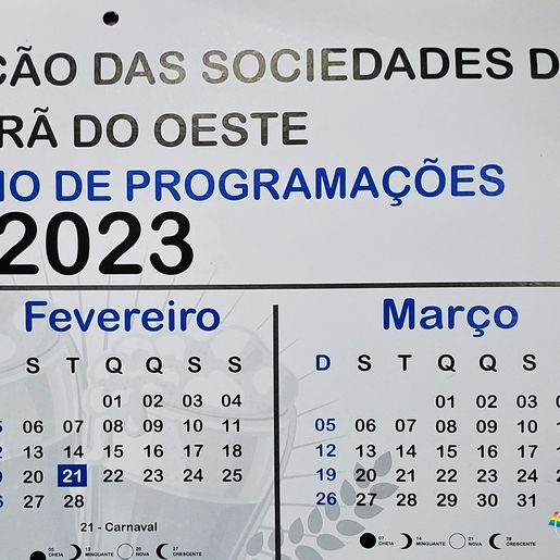 Entidades de Iporã do Oeste recebem calendário de eventos de 2023
