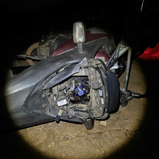 Proprietário lamenta estado em que moto furtada foi encontrada em SMOeste